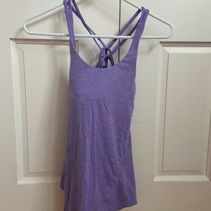 Purple lulu lemon athletic top